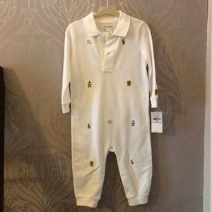 Ralph Lauren baby all in one jumper onesie
